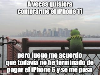 Rana Rene quejándose que no puede comprar el iPhone 11 porque todavía no termina de pagar el iPhone 6.