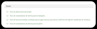 Visores de CFDI disponibles.